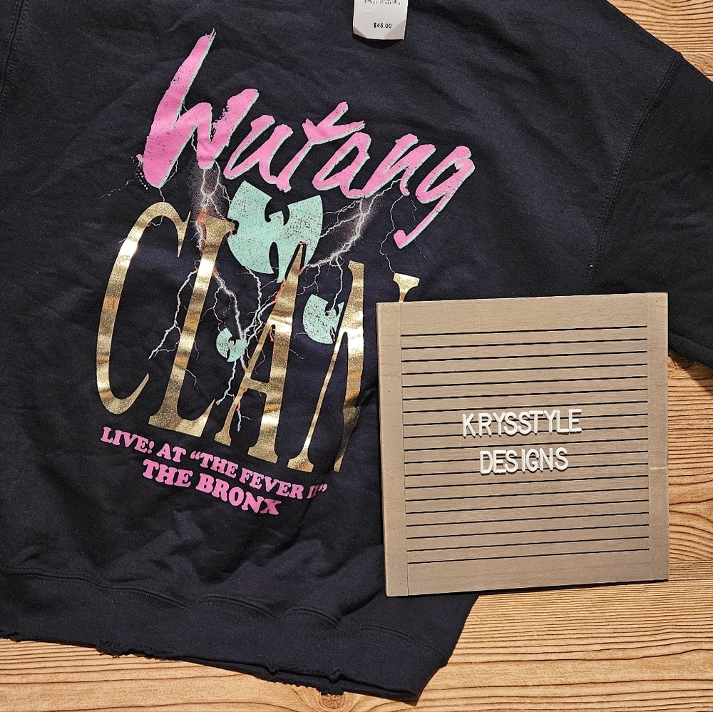 Wu Tang Clan Crew Neck Sweatshirt Unisex Medium